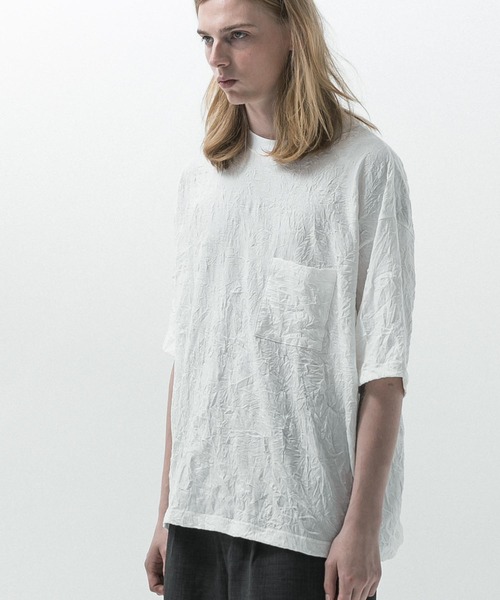 SLICK(スリック)の「【SLICK/スリック】Catch Washer Pocket T-shirt / キャッチワッシャーポケットTシャツ(Tシャツ/カットソー・メンズ・ホワイト/ブラック・1/2/3)」の7枚目の写真