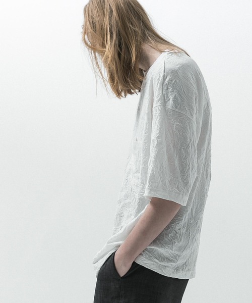 SLICK(スリック)の「【SLICK/スリック】Catch Washer Pocket T-shirt / キャッチワッシャーポケットTシャツ(Tシャツ/カットソー・メンズ・ホワイト/ブラック・1/2/3)」の4枚目の写真