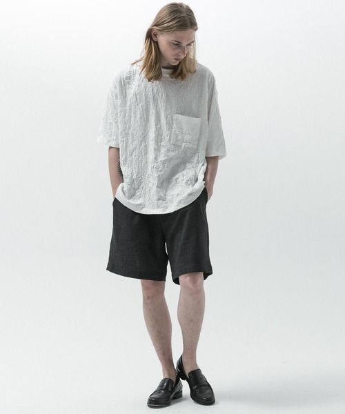 SLICK(スリック)の「【SLICK/スリック】Catch Washer Pocket T-shirt / キャッチワッシャーポケットTシャツ(Tシャツ/カットソー・メンズ・ホワイト/ブラック・1/2/3)」の9枚目の写真