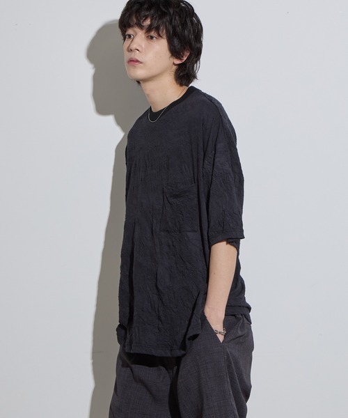 SLICK(スリック)の「【SLICK/スリック】Catch Washer Pocket T-shirt / キャッチワッシャーポケットTシャツ(Tシャツ/カットソー・メンズ・ホワイト/ブラック・1/2/3)」の12枚目の写真
