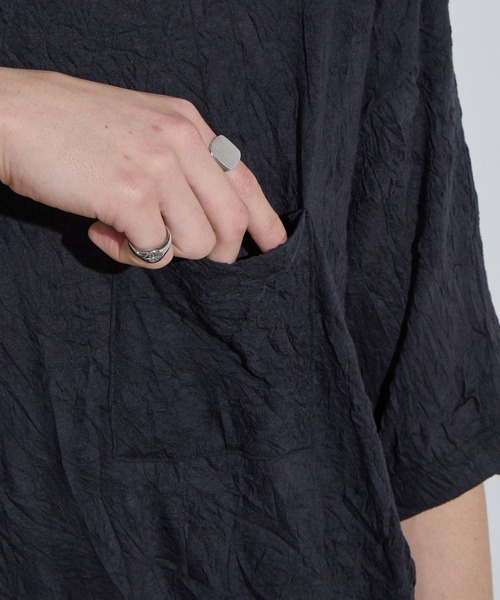 SLICK(スリック)の「【SLICK/スリック】Catch Washer Pocket T-shirt / キャッチワッシャーポケットTシャツ(Tシャツ/カットソー・メンズ・ホワイト/ブラック・1/2/3)」の19枚目の写真