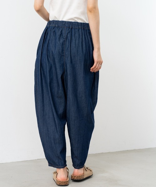 refinedworks(リファインドワークス)の「【refinedworks】丸みのある カーブデニムパンツ(デニムパンツ・レディース・ブルー/インディゴブルー・FREE)」の20枚目の写真