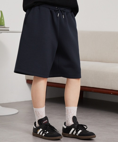 ショートパンツ メンズ サイドライン ワイド ストレッチ