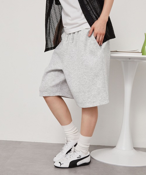 AKM 最強スウェット ハーフパンツ solid easy shorts