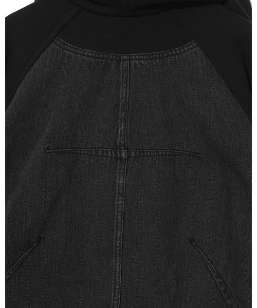 UNDERCOVER（アンダーカバー）の「UP2E1806（パーカー・レディース・ヘザーチャコール/ブラック・1/2）」の8枚目の写真