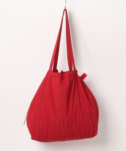 Mignonjour(ミニョンジュール)の「Mignonjour/ストライプ巾着トートバッグ M2774(トートバッグ・レディース・ベージュ/ブルー/レッド/ピンク/アイボリー・FREE)」の14枚目の写真