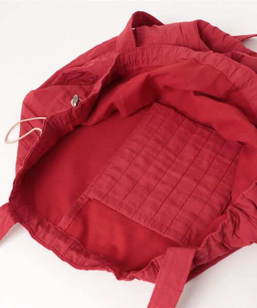 Mignonjour(ミニョンジュール)の「Mignonjour/ストライプ巾着トートバッグ M2774(トートバッグ・レディース・ベージュ/ブルー/レッド/ピンク/アイボリー・FREE)」の18枚目の写真