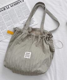 Mignonjour/ストライプ巾着トートバッグ M2774