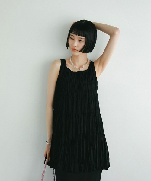 ブラウス シャツ シャーリングチュニック レディース CRAFT STANDARD BOUTIQUE ブラウス シャツ ヴィンテージボイル