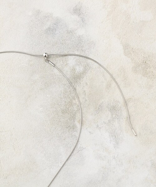 grove（グローブ）の「【ネックホルダー】変形オーバルチェーンネックレス（ネックレス・レディース・シルバー/ゴールド・00）」の5枚目の写真