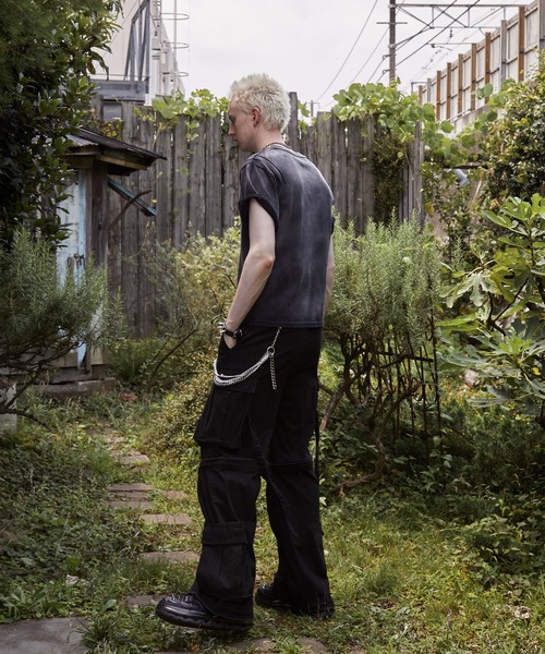 GRANCY(グランシー)の「【GRANCY】Skull Rhinestone Design T-shirt / スカルラインストーンデザインtシャツ(Tシャツ/カットソー・メンズ・ブラック/サンドベージュ・S/M/L)」の21枚目の写真