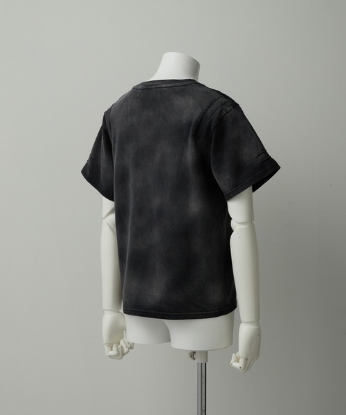 GRANCY】Skull Rhinestone Design T-shirt / スカルライン