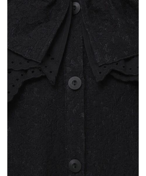 merryJenny フリル付き黒ロングジャケット fit=scale-down,w=1200