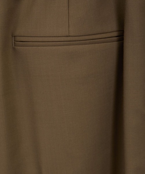 SALON adam et rope'(サロン アダム エ ロペ)の「インバーテッドタックパンツ/スラックス(スラックス・レディース・ベージュ/チャコールグレー・S/M)」の10枚目の写真
