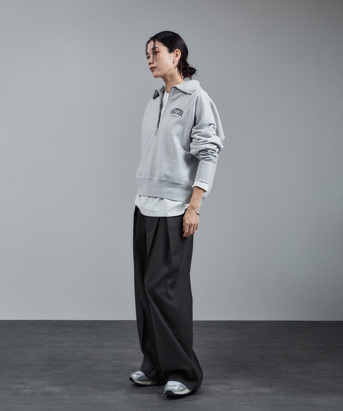 インバーテッドタックパンツ/スラックス（スラックス）｜SALON