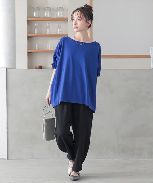 n'OrLABEL(ノアールレーベル)の「脇タックコクーンパンツ(その他パンツ・レディース・ブラック/カーキ/ライトベージュ・2/1)」の14枚目の写真