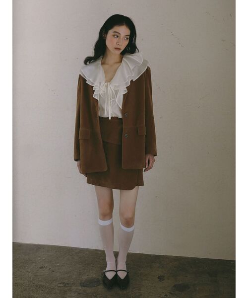 LAGUNAMOON（ラグナムーン）の「MODERNカッティングメタルヒールミュール（パンプス・レディース・ブラウン/ベージュ・S/M）」の6枚目の写真