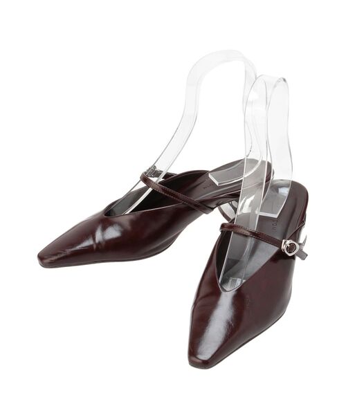 LAGUNAMOON（ラグナムーン）の「MODERNカッティングメタルヒールミュール（パンプス・レディース・ブラウン/ベージュ・S/M）」の21枚目の写真