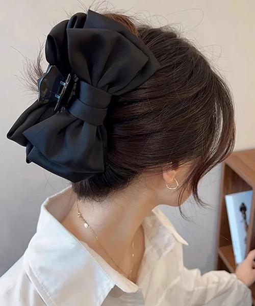 リボンヘアクリップ（バレッタ/ヘアクリップ）｜IRADOWL（アイラ