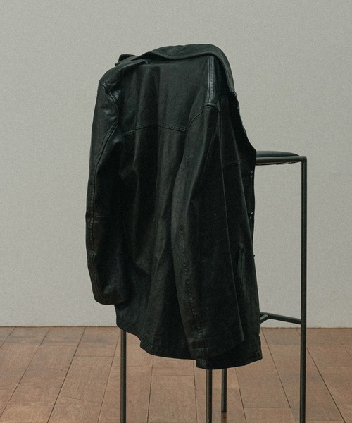 ウォッシュド ラムレザー カーコート（カバーオール）｜ADAM ET ROPE