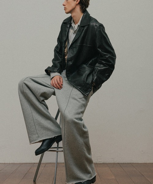 ウォッシュド ラムレザー カーコート（カバーオール）｜ADAM ET ROPE