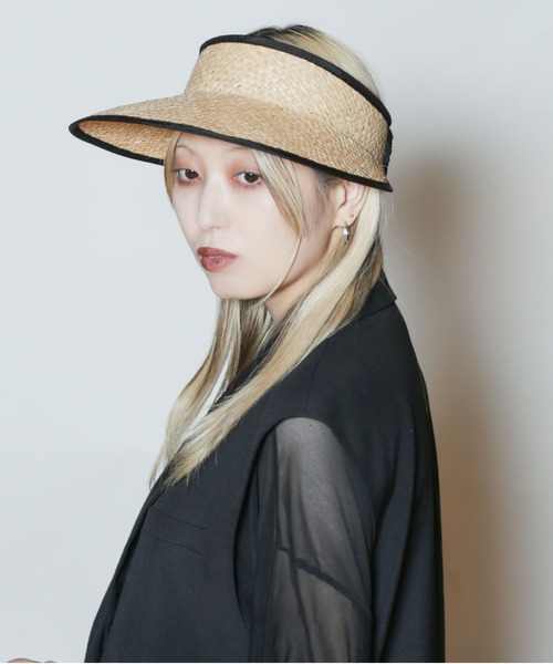 CA4LA(カシラ)の「CHERRY(サンバイザー・レディース・ブラウン/ナチュラル/ブルー・ONESIZE)」の6枚目の写真