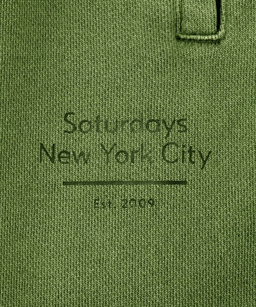 Saturdays NYC（サタデーズ ニューヨークシティ ）の「Austin Pigment Dyed Printed Short Pant（その他パンツ・メンズ・グリーン/チャコールグレー/キナリ・XL/S/M/L）」の8枚目の写真