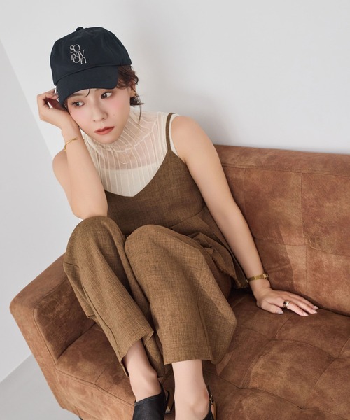 somyon / ソミョン 】 重ねロゴ 刺繍 デザイン カラーロー