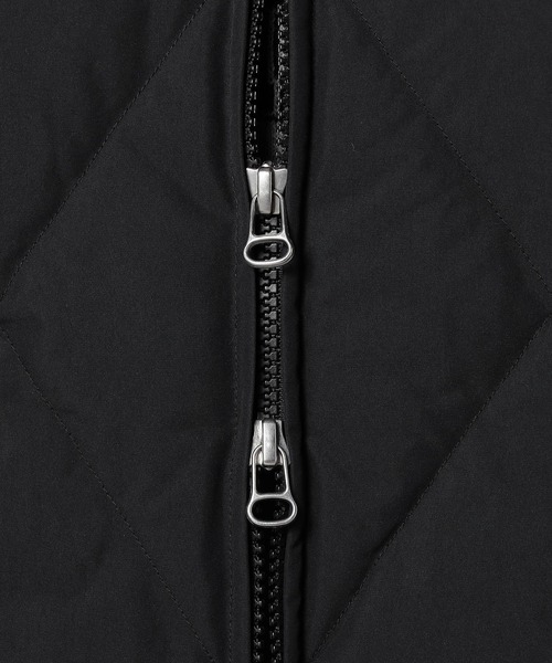 YDOT（ワイドット）の「【YDOT】グランドパーク別注ノーカラーブルゾン（ダウンジャケット/コート・レディース・ベージュ/ブラック・FREE）」の9枚目の写真