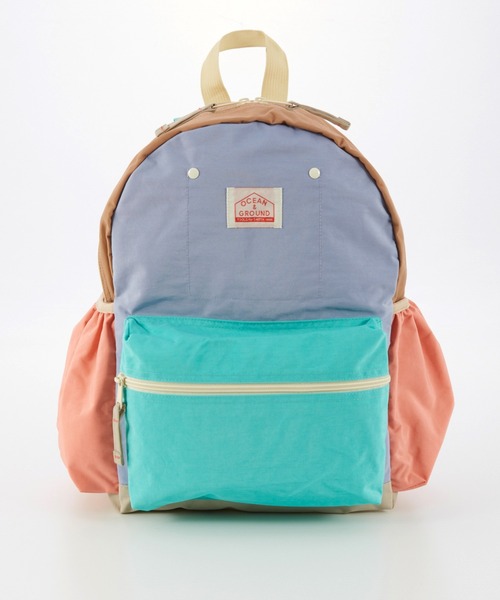 Ocean&Ground(オーシャン&グラウンド)の「DAYPACK MULTI PLUS(バックパック/リュック・キッズ・ライトブルー/エメラルド/ライトピンク/ライトグレー/ブルー/ライトパープル/ベージュ・X-LARGE/LARGE)」の6枚目の写真
