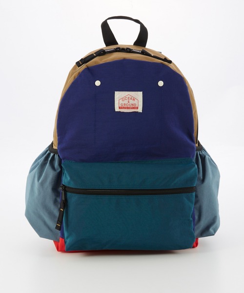 Ocean&Ground(オーシャン&グラウンド)の「DAYPACK MULTI PLUS(バックパック/リュック・キッズ・ライトブルー/エメラルド/ライトピンク/ライトグレー/ブルー/ライトパープル/ベージュ・X-LARGE/LARGE)」の5枚目の写真