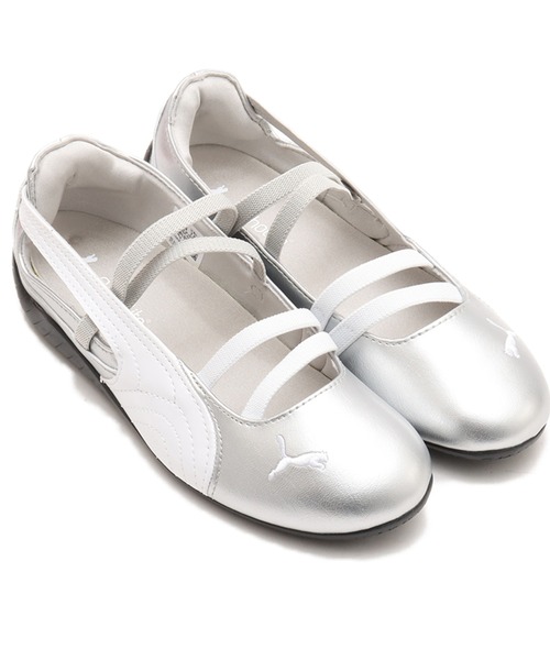 PUMA(プーマ)の「PUMA SPEEDCAT BALLET METALLIC WNS / プーマ スピードキャット バレエ メタリック ウィメンズ(スニーカー・レディース・シルバー・23.5cm/23.0cm/25.0cm/24.5cm/24.0cm/22.5cm)」の1枚目の写真