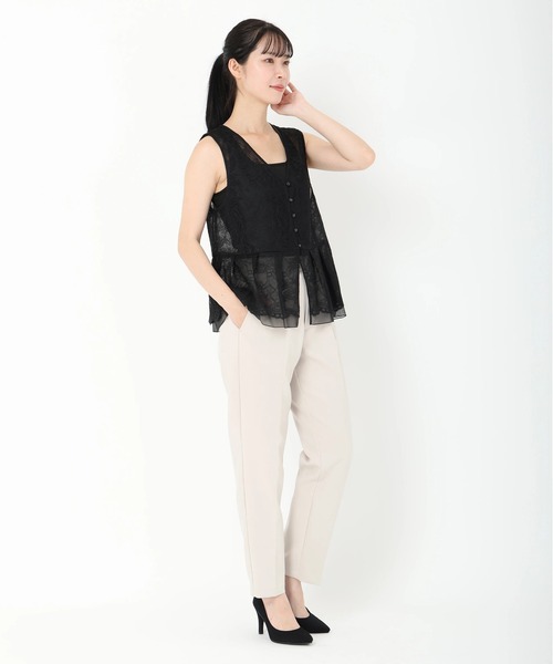 STRAWBERRY-FIELDS(ストロベリーフィールズ)の「アシュリーレース_レースジレ(その他トップス・レディース・ブラック・2)」の2枚目の写真