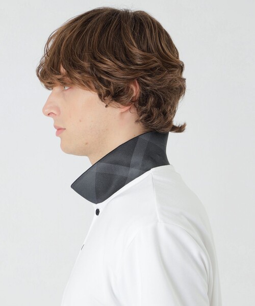 BLACK LABEL CRESTBRIDGE(ブラックレーベル・クレストブリッジ)の「【BLACK lab.×Admiral】インドライカノコポロ(ポロシャツ・メンズ・オフホワイト/ブラック・M/L/XL)」の6枚目の写真
