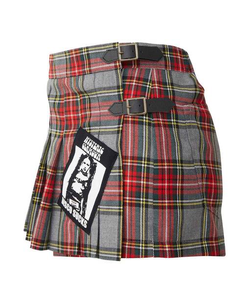 HYSTERIC GLAMOUR(ヒステリックグラマー)の「DISCO SUCKS プリーツショートパンツ(その他パンツ・レディース・グレー系その他/レッド系その他・SMALL/MEDIUM)」の8枚目の写真