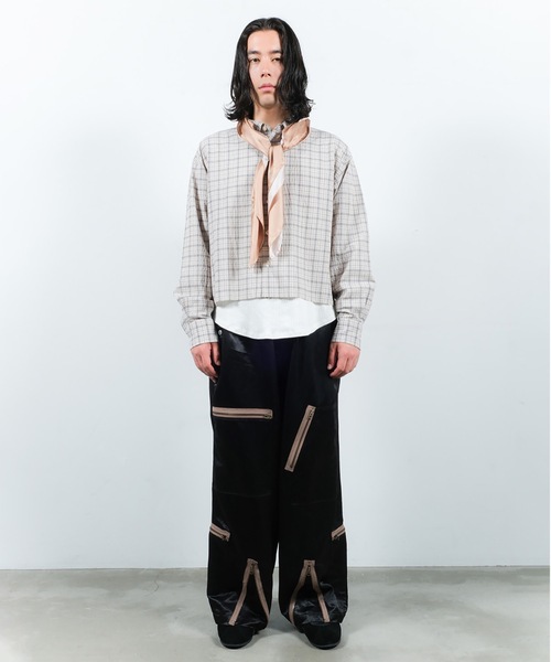 JIEDA(ジエダ)の「SEERSUCKER SHORT SHIRT(シャツ/ブラウス・メンズ・チェック・1/2)」の3枚目の写真