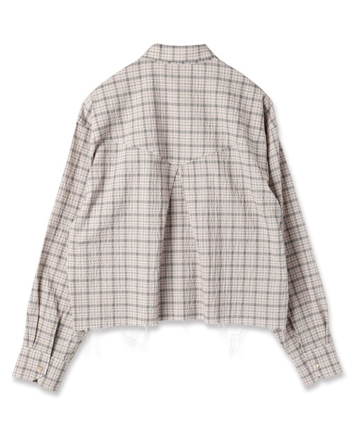 JIEDA(ジエダ)の「SEERSUCKER SHORT SHIRT(シャツ/ブラウス・メンズ・チェック・1/2)」の6枚目の写真