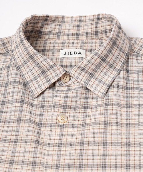 JIEDA(ジエダ)の「SEERSUCKER SHORT SHIRT(シャツ/ブラウス・メンズ・チェック・1/2)」の7枚目の写真