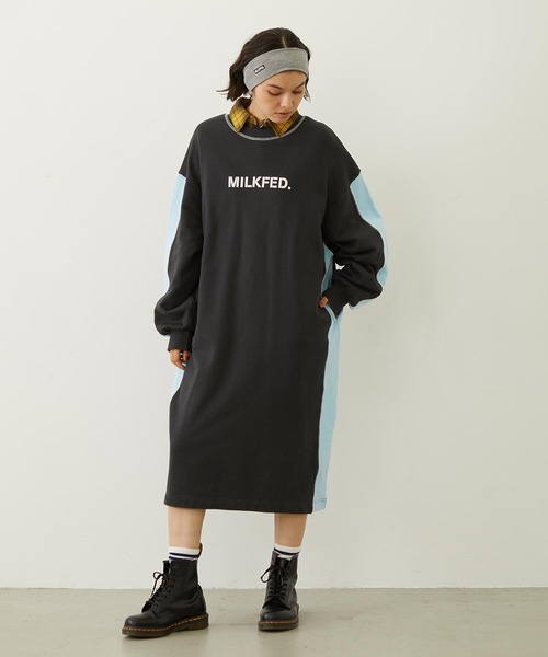 MILKFED.(ミルクフェド)の「WASHED PANEL SHIRT(シャツ/ブラウス・レディース・レッド/イエロー/オレンジ・ONE SIZE)」の18枚目の写真