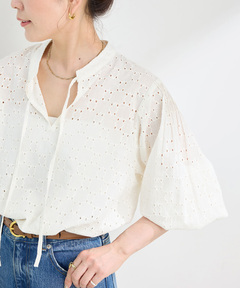 セール】ミックスレースギャザーブラウス（シャツ/ブラウス）｜JOURNAL