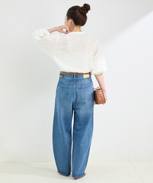 B.C STOCK(ベーセーストック)の「手洗い可 / シフリーブラウス(シャツ/ブラウス・レディース・ブラック/アイボリー・FREE)」の14枚目の写真