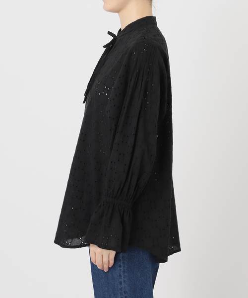 B.C STOCK(ベーセーストック)の「手洗い可 / シフリーブラウス(シャツ/ブラウス・レディース・ブラック/アイボリー・FREE)」の20枚目の写真