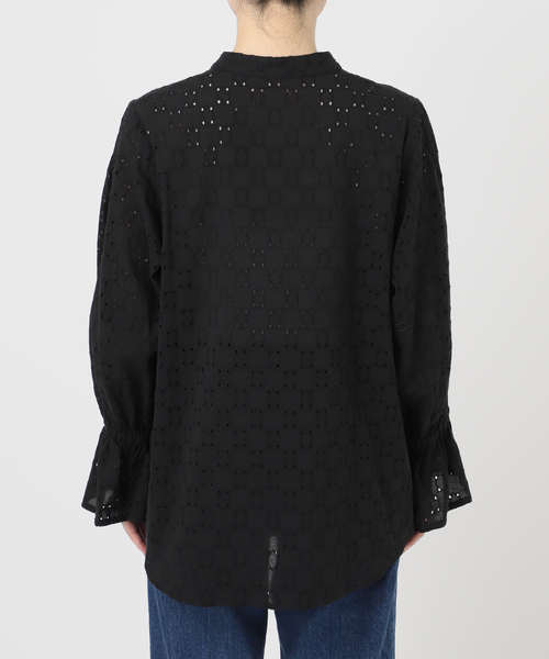 B.C STOCK(ベーセーストック)の「手洗い可 / シフリーブラウス(シャツ/ブラウス・レディース・ブラック/アイボリー・FREE)」の21枚目の写真