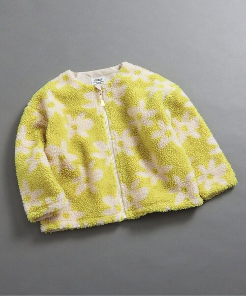 １枚。風の子♥オーダーページ♥ニット。ボアケット。 WEB限定】【KIDS】【ユニセックス】総柄ボアブルゾン《ジュニアサイズ