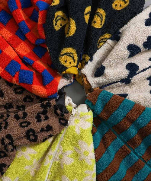 BREEZE（ブリーズ）の「【ジュニア対応】ジャガードボアジャケット（ブルゾン・キッズ・イエロー/オレンジ/ブラック/アイボリー/グリーン/ブラウン・120/130/140/150/80/90/100/110）」の21枚目の写真