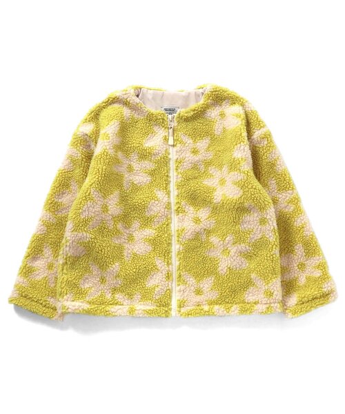 新品正規品【PG/size5】ジャガードボアブルゾン　フリース　アウター秋冬 セール】【ジュニア対応】ジャガードボアジャケット（ブルゾン