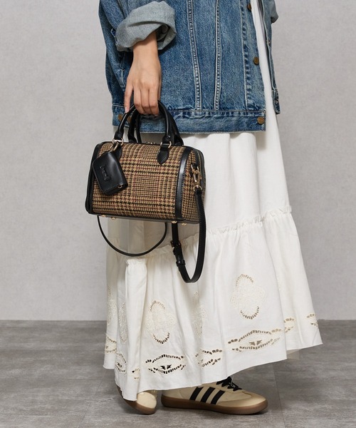 Ungrid(アングリッド)の「【Ungrid/アングリッド】ケースチャーム付 チェックコンビボストンバッグ(ボストンバッグ・レディース・ブラック系その他/ブラック/キャメル/ダークブラウン/ブラウン系その他・FREE)」の16枚目の写真