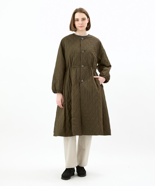 新品 Gready Brilliant ラムキルトコンビ コート 新品 Gready Brilliant ラムキルトコンビコート