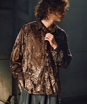 CASPER JOHN（キャスパージョン）の「Various loose shirts - Flocked sheer - / バリアスルーズシャツ - フロッキーシアー -（シャツ/ブラウス・LARGE）」