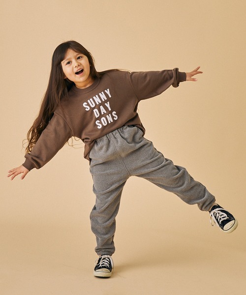 FOV（フォブ）の「FOV/フォブ フリースロングパンツ（その他パンツ・キッズ・ブラック/キャメル/トップグレー・S/M/L/XL）」の5枚目の写真